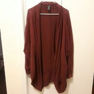 Maroon cardigan